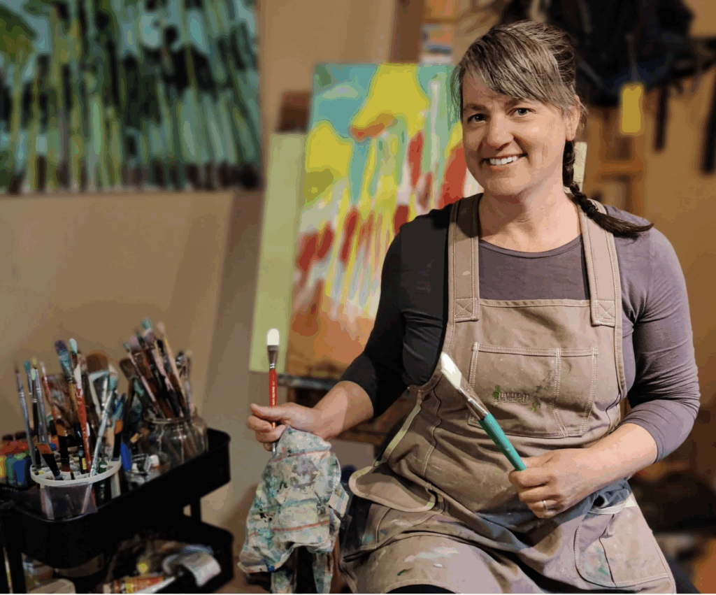 Artist Residency - Photo Credit: Justine Lasdin's website